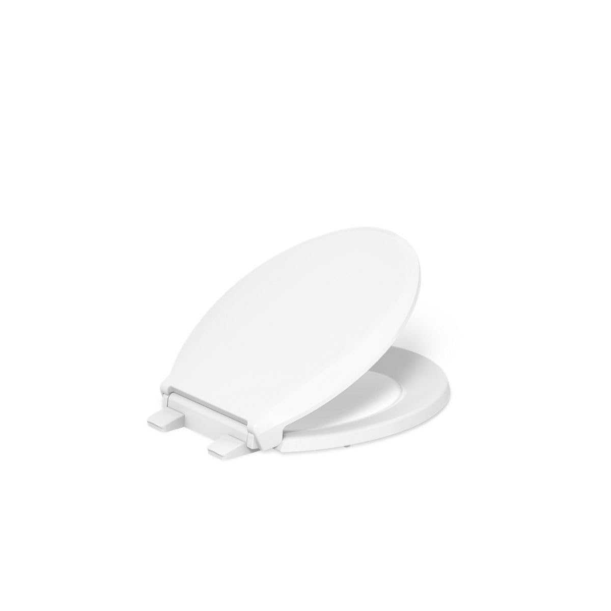 KOHLER Cachet ReadyLatch Elongated Slow Close Toilet Seat, White