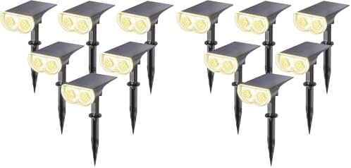 Linkind Halloween Solar Lights Outdoor Spotlight Waterproof RGB 2 Pack