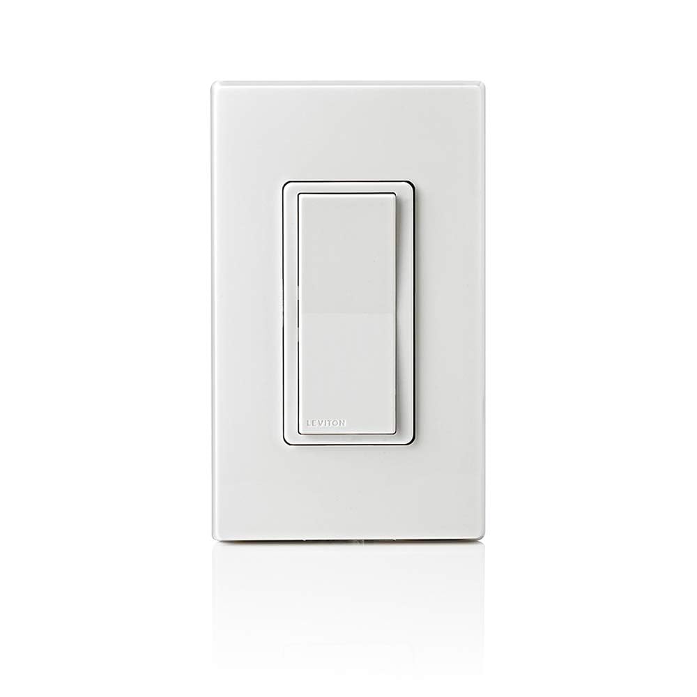 Leviton Decora Smart Switch, Wi-Fi, D315S-1RW, White