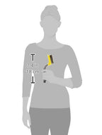 Amazon Basics Wire Brush for Rust Removal, Soft Grip, Black and Yellow