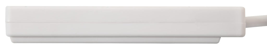 Pro Elec 2 Gang 5m Slim White Extension Lead, BS1363/A Compliant