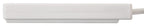 Pro Elec 2 Gang 5m Slim White Extension Lead, BS1363/A Compliant