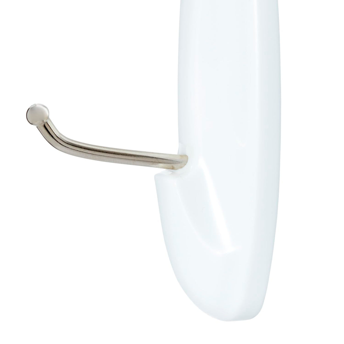 Command Medium Designer Hooks, 6 White Hooks and 9 Adhesive Strips