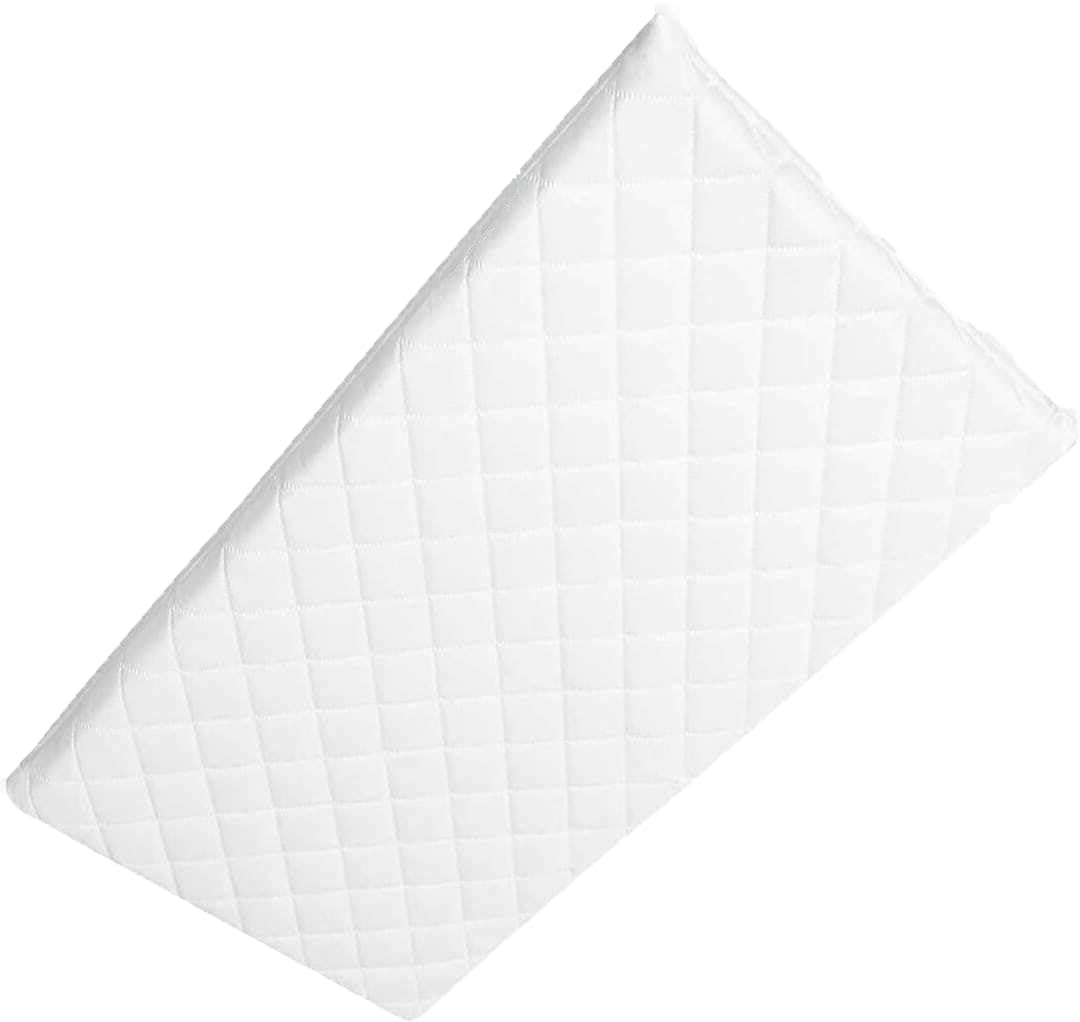 Toddler Cot Mattress 120 x 60 x 5 cm – Extra Thick Baby Mattress for Cot Beds – Quilted Polypropylene Cover – Firm Foam Support, Removable Cover – UK Made
