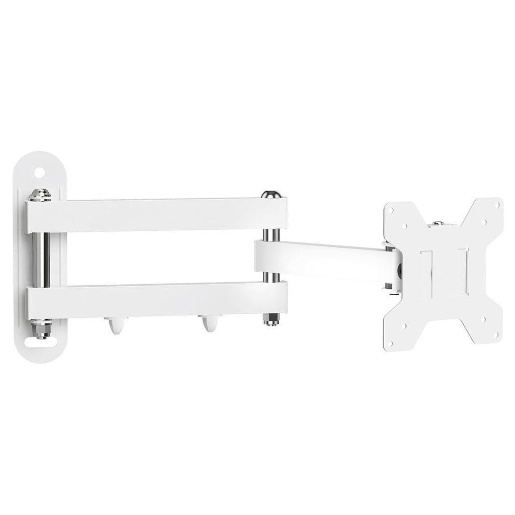 Suptek Full Motion TV Wall Mount Bracket for Most 13-30 inch TVs and Monitors, Flat and Curved TVs up to 28lbs, Tilt Swivel and 16.9 inch Extension, Max VESA 100x100mm, Black, MA2776