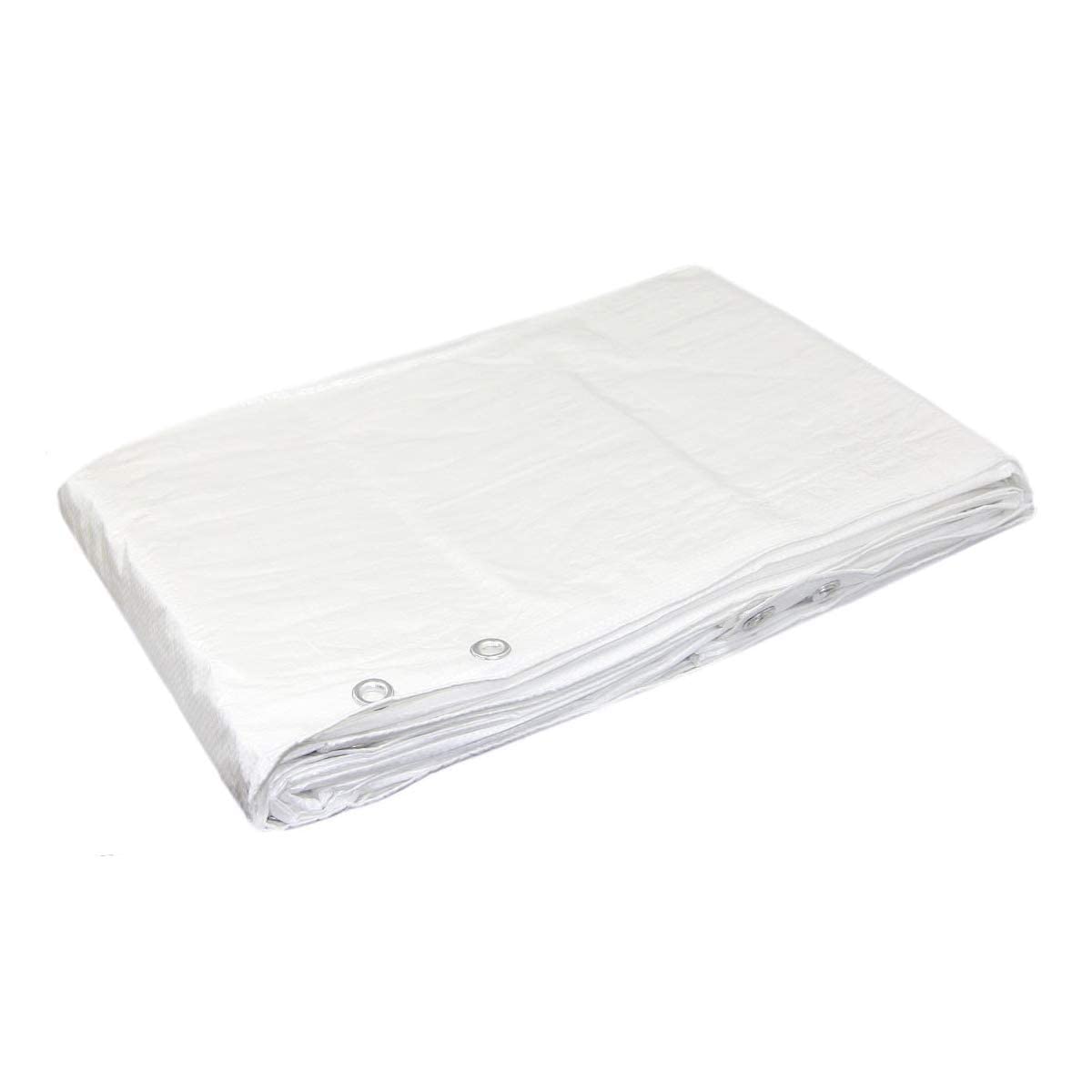 3 x 4 m Green Tarpaulin Waterproof Heavy Duty Tarp Sheet Cover, Groundsheet - Waterproof, Weatherproof, Frost-Resistant, UV Protection, Universal, Multipurpose, Reinforced Eyelets