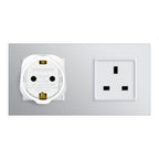 VGUARD European to UK Plug Adaptor, BS8546 Certified EU to UK Adapter