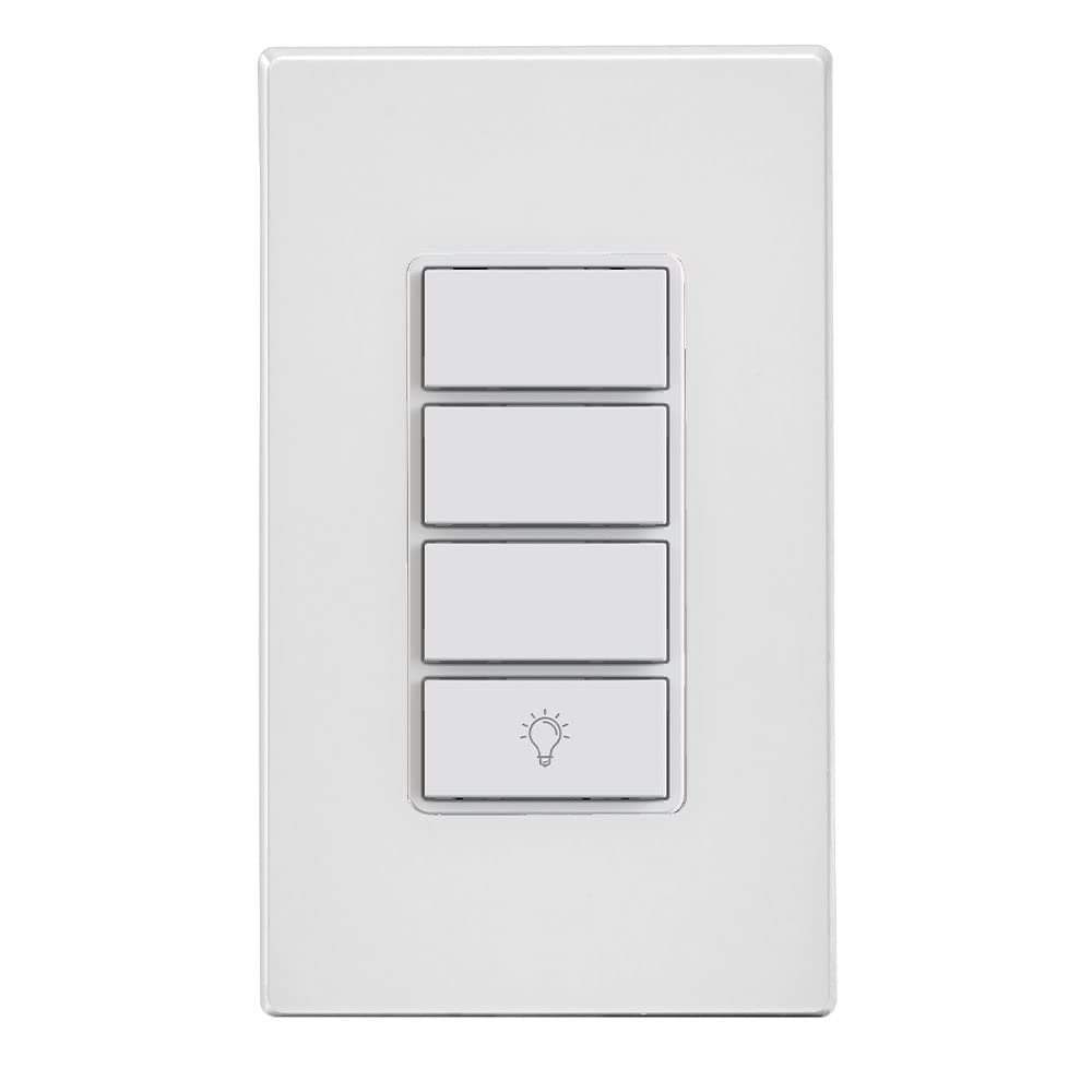 Leviton Decora Smart Switch, Wi-Fi, D315S-1RW, White