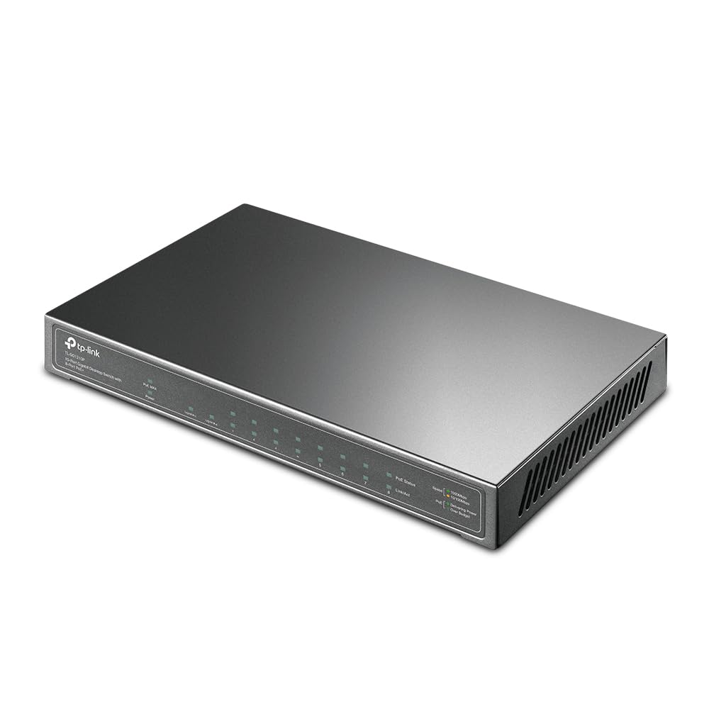TP-Link TL-SG105S 5-Port Gigabit Network Switch, Metal Ethernet Splitter