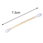 600 pk Bamboo Cotton Buds (6 x 100) by ZHIYE, 100% Biodegradable Cotton Swab with Wooden Handles for Cleaning Ear, Makeup,Keyboard,Wound etc