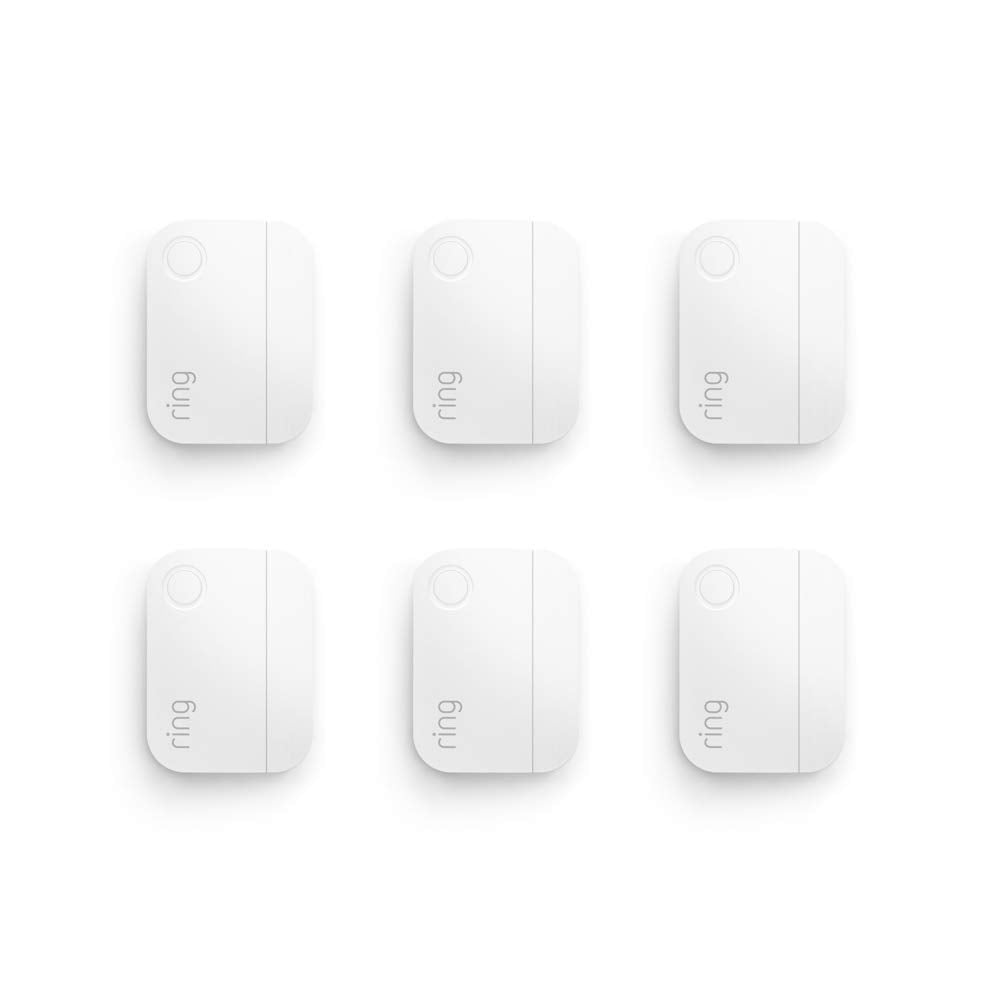 Ring Alarm Contact Sensor 2-Pack - 2nd Gen | Instant Window & Door Alerts | Approximately 3-Year Battery Life | Slim Design | Easy Installation | Base Station Required
