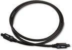 Amazon Basics Toslink Optical Audio Cable for Sound Bar, Home Theatre, 1 m, Black