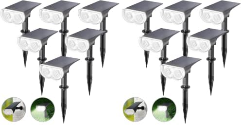 Linkind Halloween Solar Lights Outdoor Spotlight Waterproof RGB 2 Pack