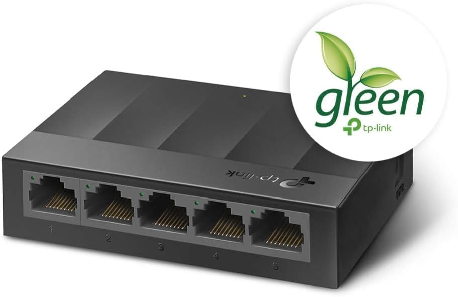 TP-Link LS1005G 5-Port Gigabit Network Switch, Ethernet Splitter