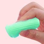 Baby Bath Brush, Baby Cradle Cap Brush, Silicone Massage Brush, Silicone Scrubbers Exfoliator Brush, Baby Skin Scrubbers Essential for Dry Skin, Cradle Cap and Eczema 2 Pack (Small-Blue&Green)