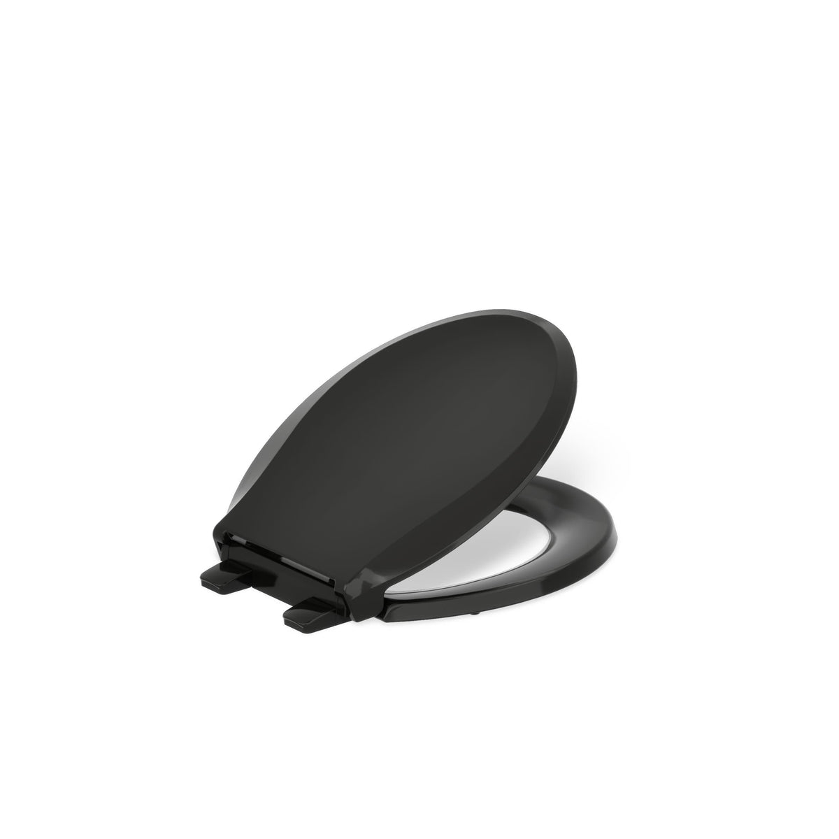 KOHLER Cachet ReadyLatch Elongated Slow Close Toilet Seat, White