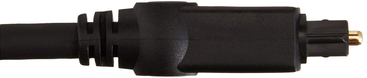 Amazon Basics Toslink Optical Audio Cable for Sound Bar, Home Theatre, 1 m, Black