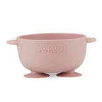 PandaEar 3 Pack Baby Suction Bowls with 3 Spoons, Stay Put Silicone Food Bowl Babies Led Weaning Supplies for Kids Toddlers, BPA-Free (Linen Brown Tan)
