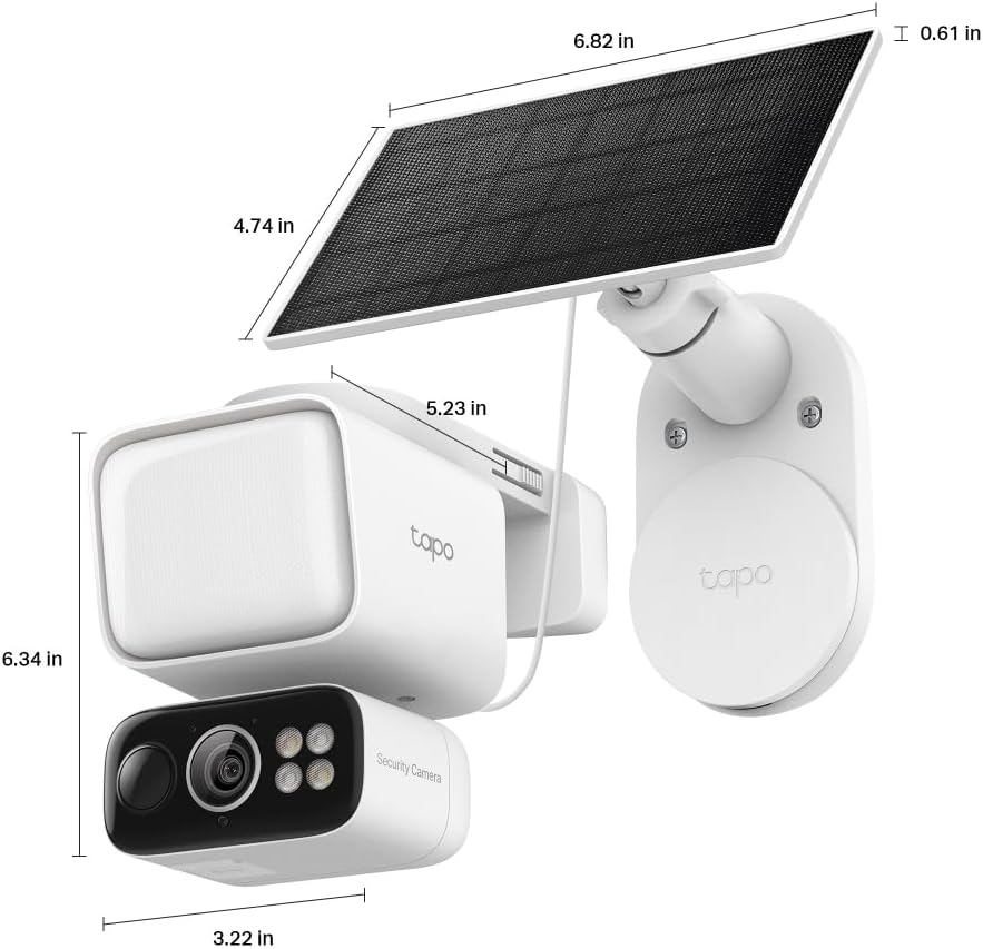 Tapo C615F KIT 2K 3MP Solar Floodlight Outdoor Security Camera Wireless