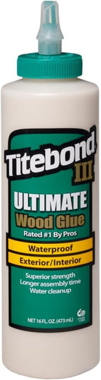 Titebond III Ultimate Wood Glue, 16-Ounces #1414