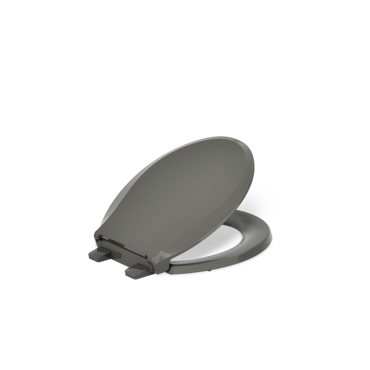 KOHLER Cachet ReadyLatch Elongated Slow Close Toilet Seat, White