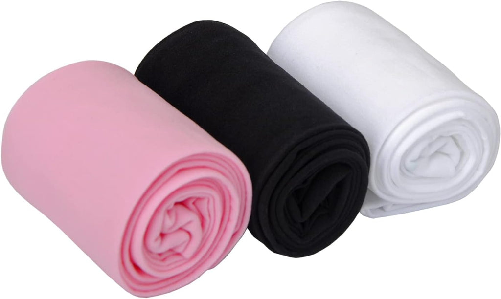 EVERSWE 3-Pack Girls Microfiber Tights Multiple Colors