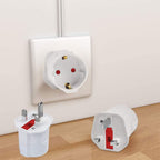European to UK Plug Adaptor 1Pack, Travel Adapter Eu to UK Plug Adapter