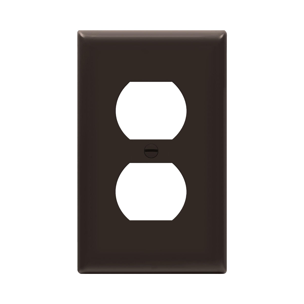 ENERLITES 10 Pack Outlet Covers Wall Plate for Duplex Receptacle, White