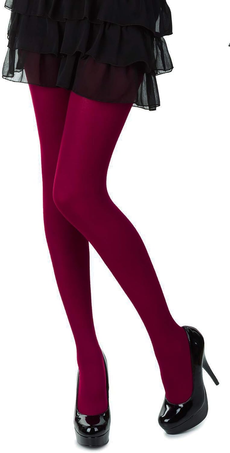 SENTELEGRI Colourful Opaque 40 Denier Tights, 23 Colours, Sizes S-XL