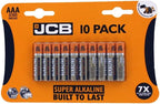 S9683 JCB AAA Super Alkaline Batteries - Pack of 10