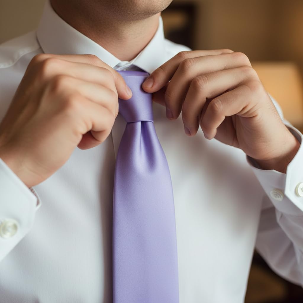 yenlk Men's Classic Necktie, Formal Tie for Weddings, Business and Prom