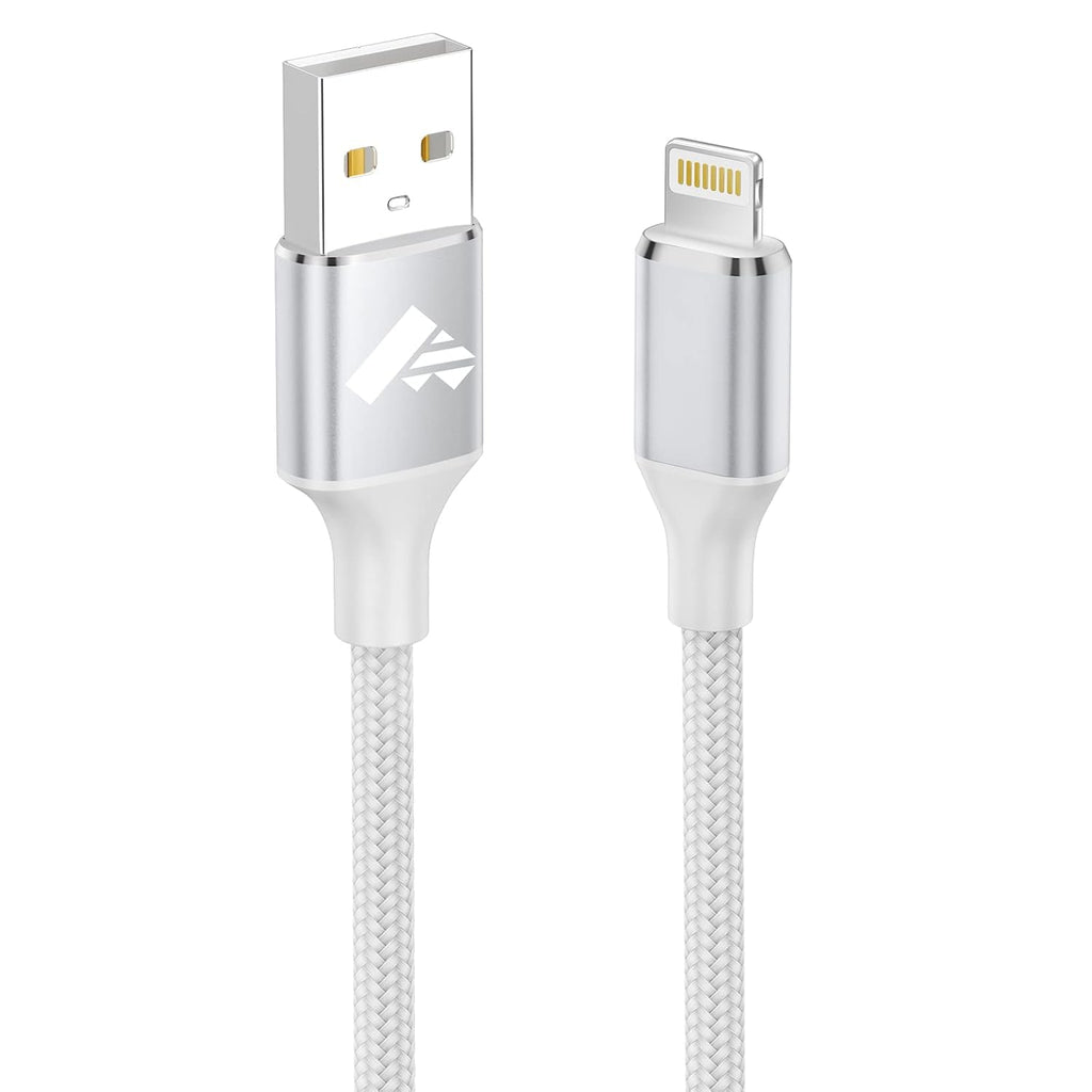 Aioneus iPhone Charger Cable 1M, MFi Certified Lightning Cable Fast iPhone Charging Cable Nylon Braided USB iPhone Charger Lead for iPhone 14 13 12 11 Pro Max XR XS X Max 8 7 6s Plus SE, iPad