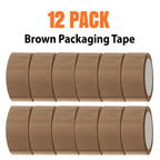 ARVO Clear Packing Tape 6 Rolls with Low Noise (48mm x 60m) - Durable Parcel Sealing Tape for Packing Boxes, Secure Packaging for Moving House