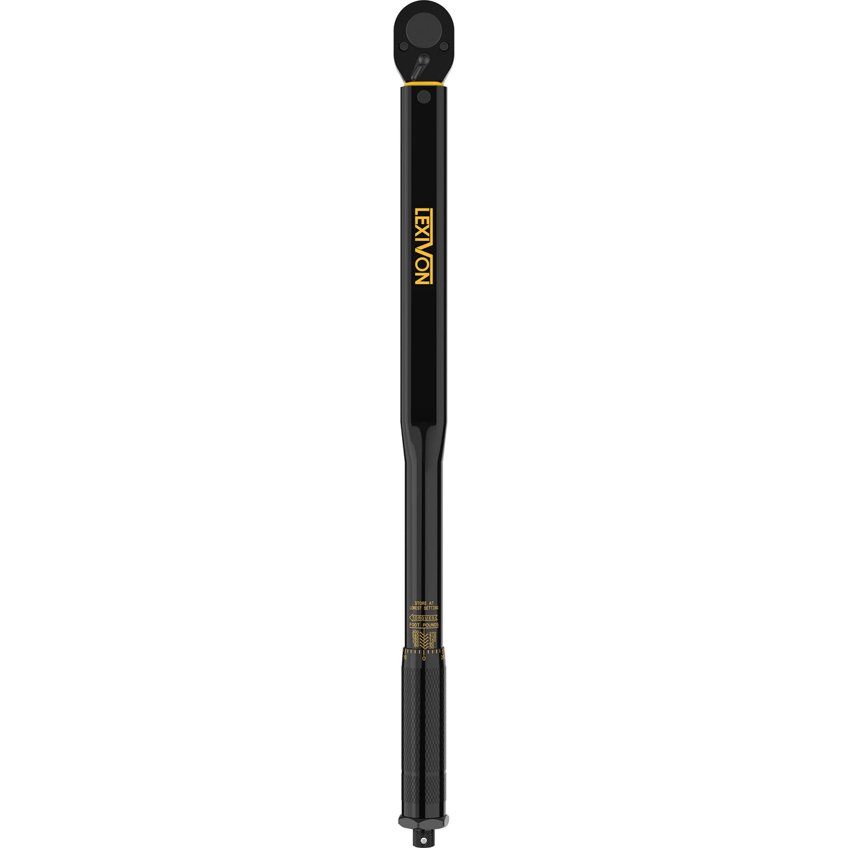 LEXIVON Torque Wrench 1/2-Inch Drive Click 10~150 Ft-Lb/13.6~203.5 Nm (LX-183)