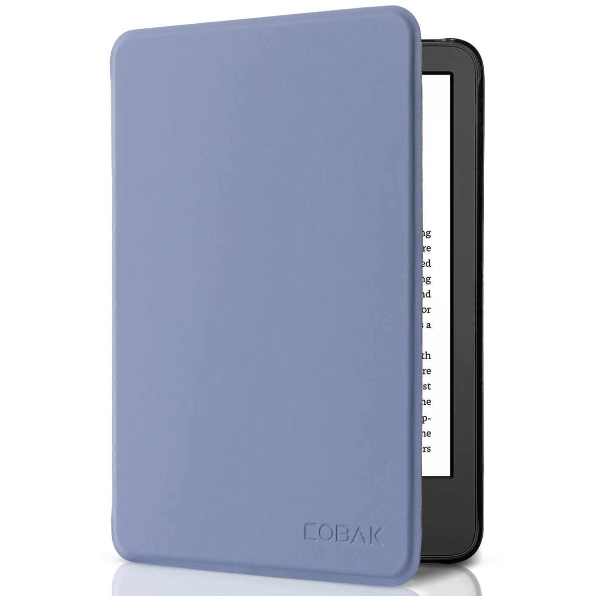 CoBak Case for 6" Kindle 11th Generation 2024 and 2022, Premium PU Leather Smart Cover with Auto Sleep/Wake for Kindle, Black