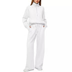 Lounge Wear Sets For Women Uk Women'S Fashion Tracksuit Full Set Comfort Long Sleeve Activewear Fall Outfits Gym Set 2 Piece Ladies Sweatshirts Sweatpants Zip Coat Tops Trousers Sets Clothing