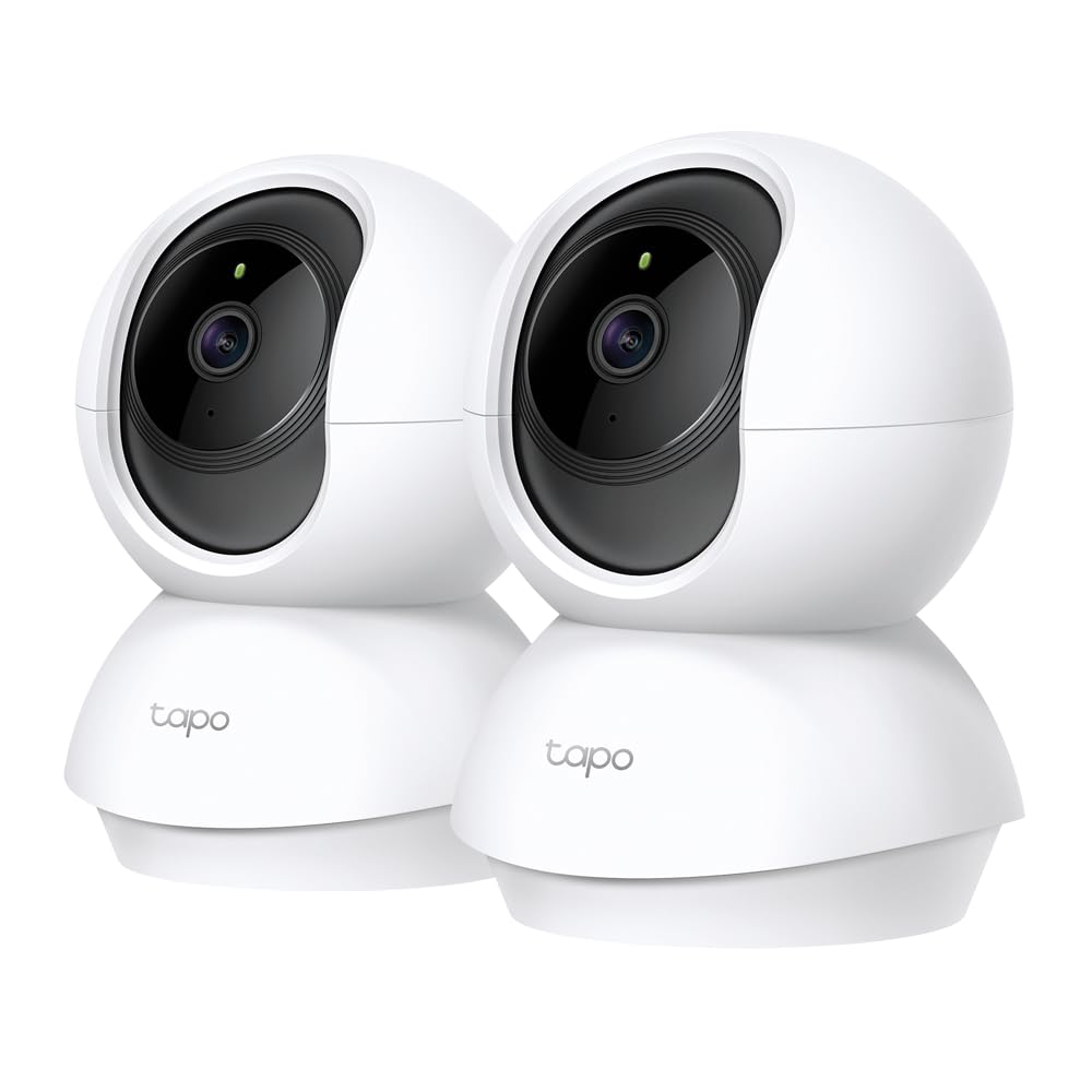 Tapo C200P2 2-Pack Full HD Indoor Security Camera Pet Camera House Security
