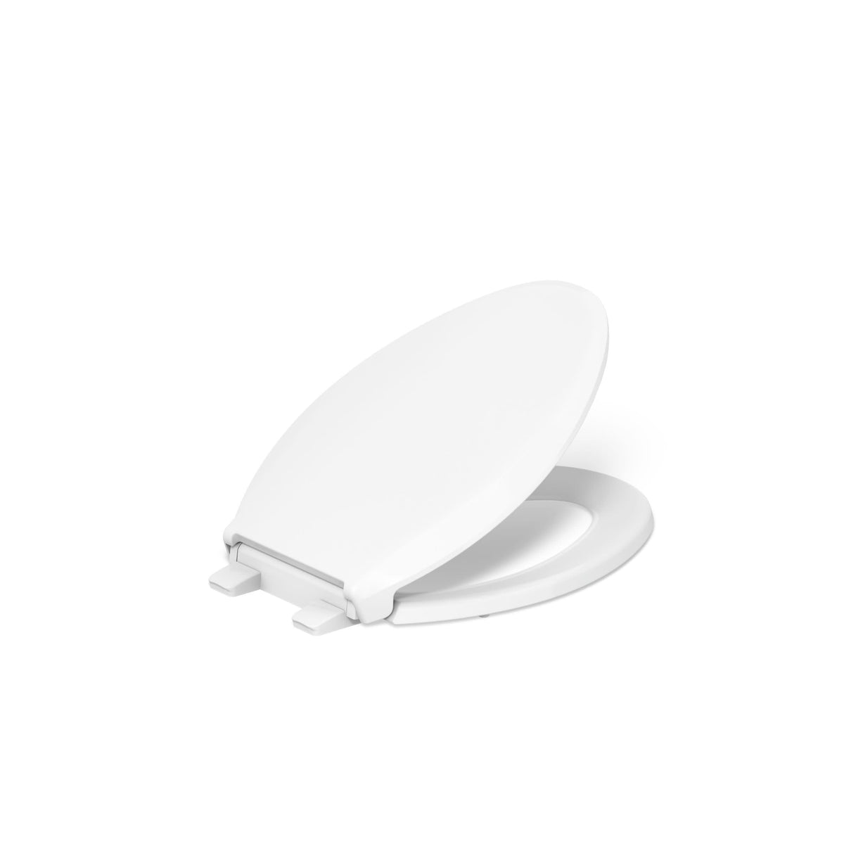 KOHLER Cachet ReadyLatch Elongated Slow Close Toilet Seat, White