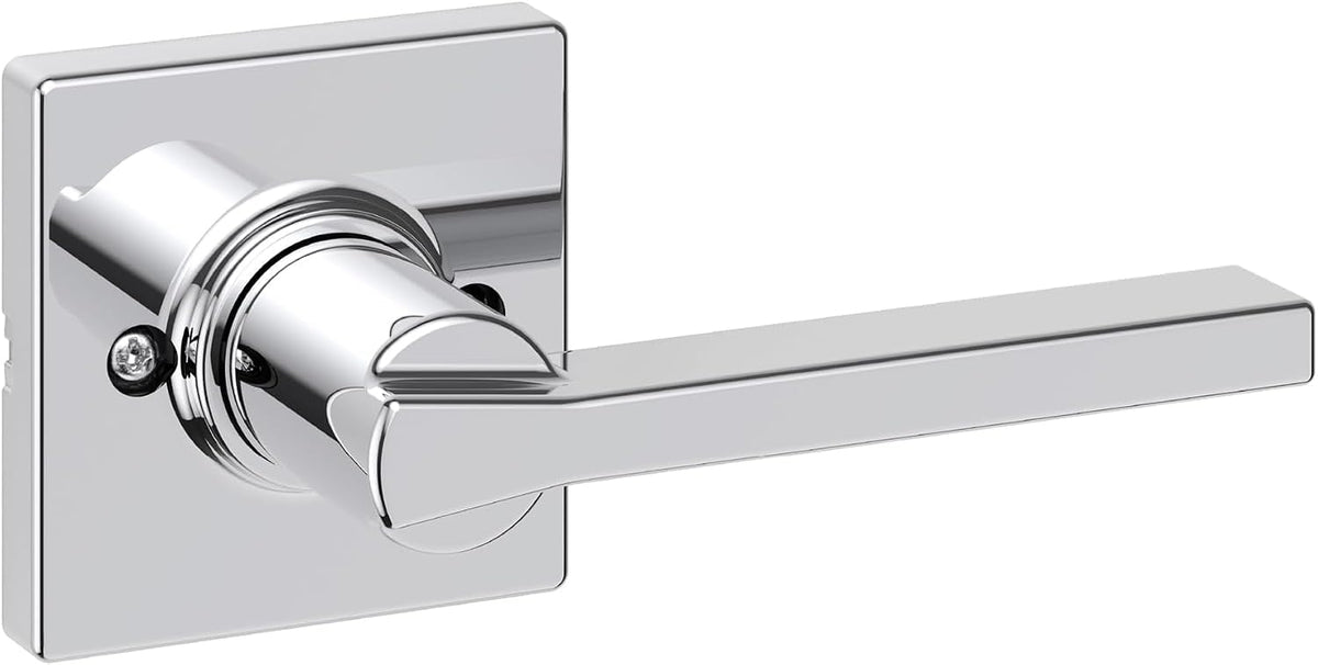 Kwikset Casey Privacy Door Lever with Lock, Matte Black