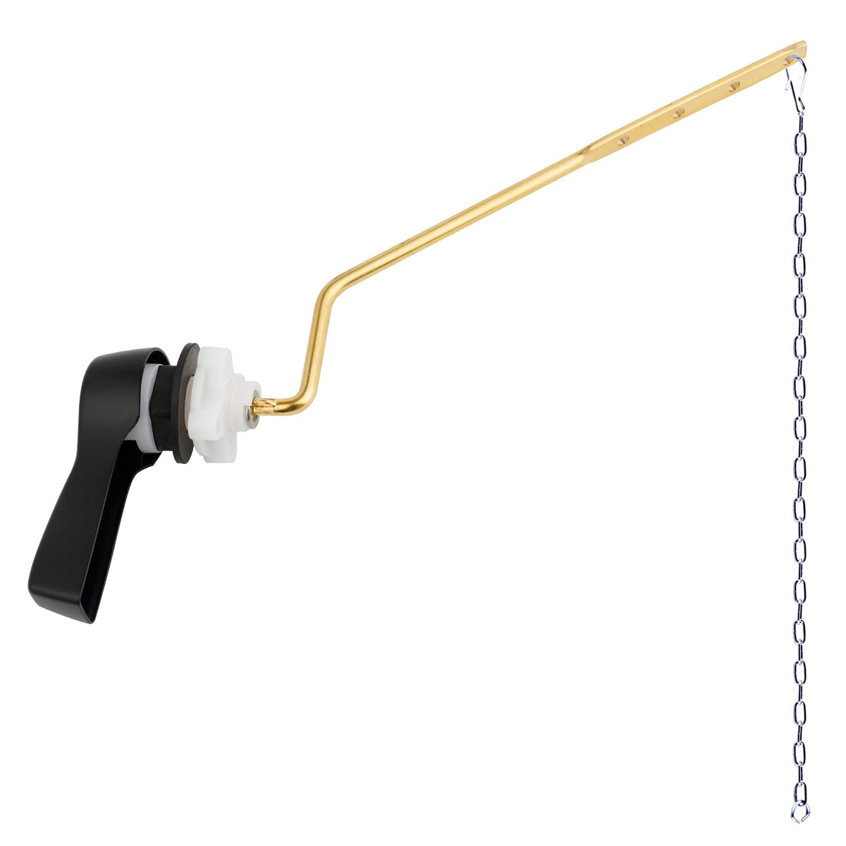 Hibbent Universal Metal Front Mount Toilet Handle Replacement Kit