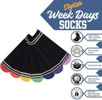 A2Z 4 Kids Boys Girls Cotton Rich Plain Ankle School Socks 6 Pack Age 2-14