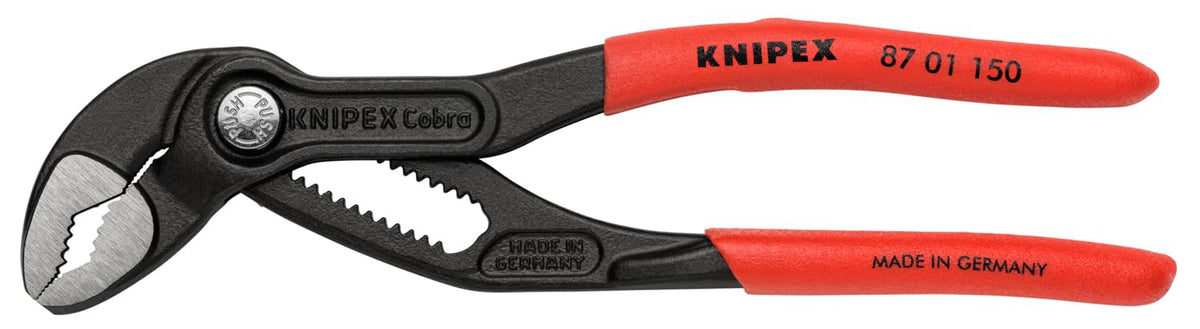 KNIPEX 87 01 250, 10 in. Cobra® Water Pump Pliers, Capacity 2 in.