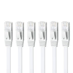 Yauhody CAT 6 Ethernet Cable 10m, Pure Copper High Speed Solid Flat CAT6
