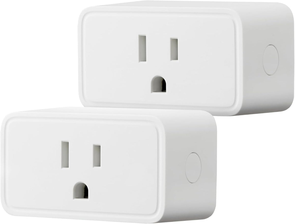 Amazon Basics Smart Plug, Works with Alexa Only, Voice Control, Remote APP Control, Schedule, Compact Design, Versatile, 2.4 GHz Wi-Fi, No Hub Required, 4-Pack, White