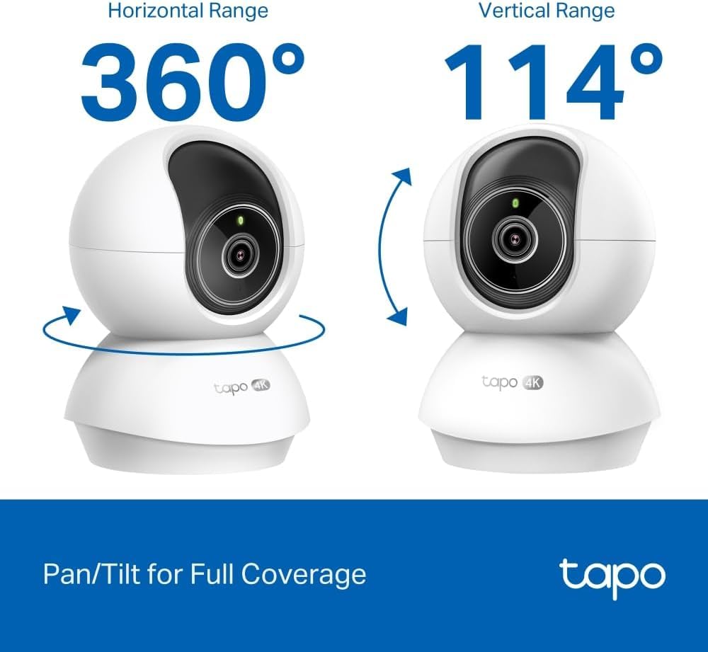Tapo C201 Full HD Pan/Tilt Indoor Security Camera Pet Camera House Security
