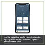 Leviton Decora Smart Switch, Wi-Fi, D315S-1RW, White