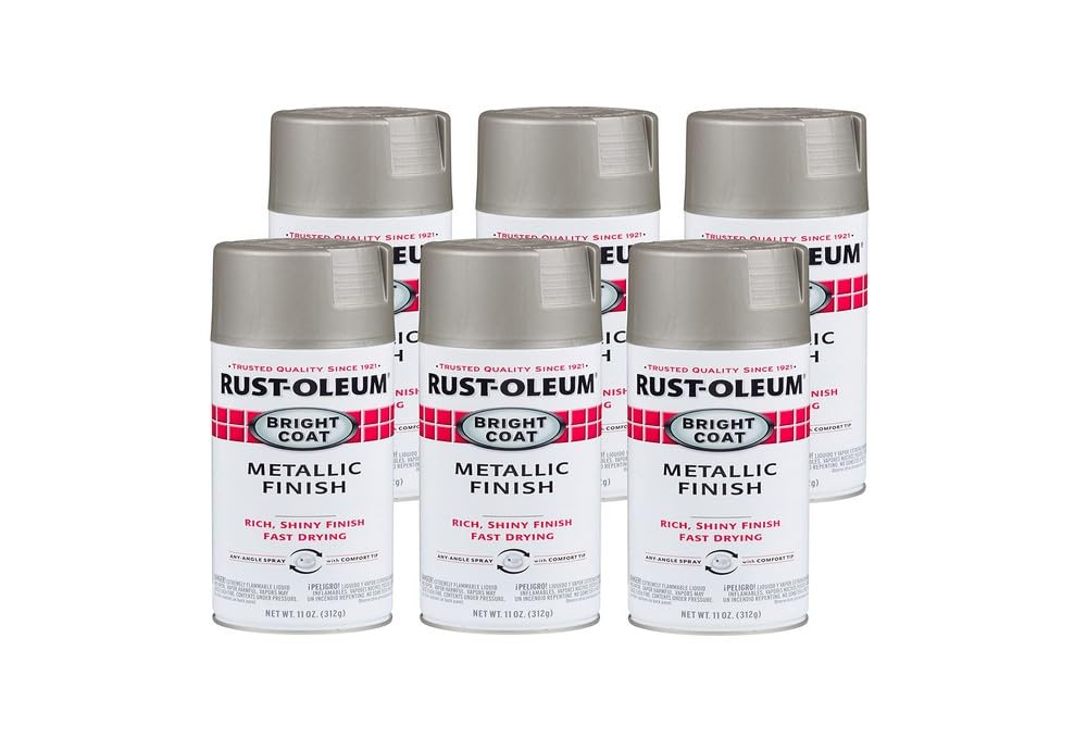 Rust-Oleum Stops Rust Bright Coat Metallic Spray Paint, Aluminum
