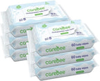 99.9% Water Baby Wipes, Plant-Based Skin Wipes, 60 Pack - (6, White)