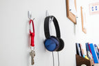 Command Medium Designer Hooks, 6 White Hooks and 9 Adhesive Strips