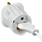 VGUARD European to UK Plug Adaptor, BS8546 Certified EU to UK Adapter